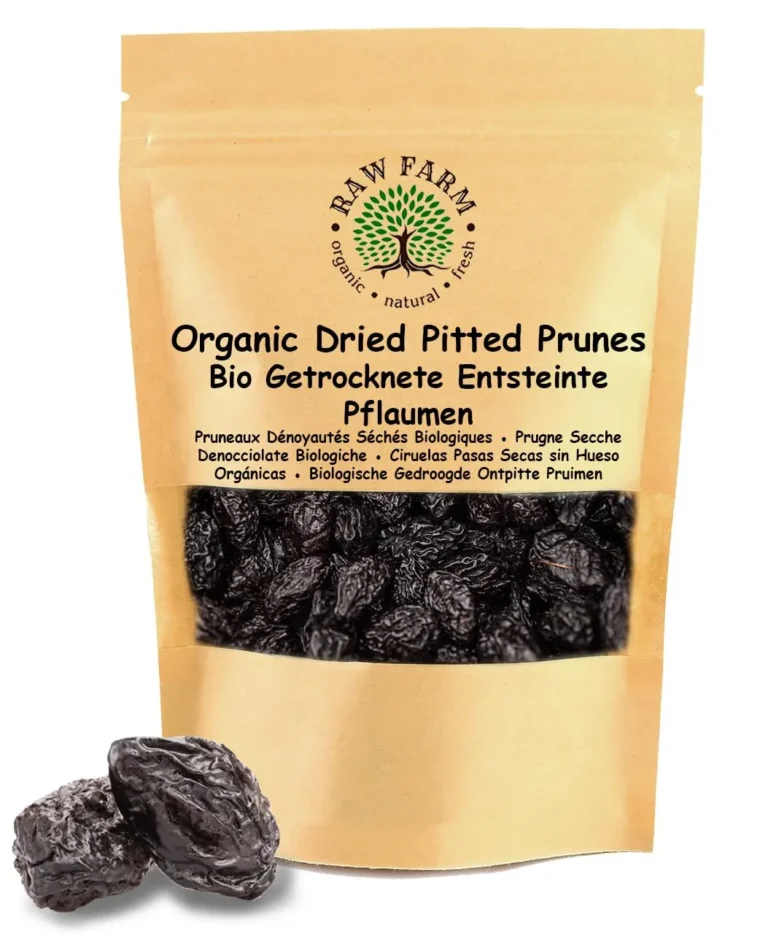 Raw Farm - Bio Pflaumen Getrocknet ohne Stein 1kg – 100% Natürlich & Ohne Zusätze | Ungesüßt, Ohne Zuckerzusatz